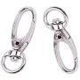 BronaGrand Pack of 50 D Swivel Trigger Clips Hooks Metal Key Ring Lobster Clasps BronaGrand Pack of 50 D Swivel Trigger Clips Hooks Metal Key Ring Lobster Clasps