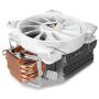 Antec CPU Cooler, C400 Glacial 120mm Pure White LED for Intel LGA 775/1150/ 1151/1155/ 1156/1366/ 2011/2066 & AMD Socket FM2/ FM1/ AM3+/ AM2 +/ AM2/ AM4