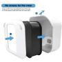 Hard Case for Blink XT 2 Camera w/Mount Bracket (White 2 pcs) - Blink XT Covers w/Glare-reducing Hood - Blink XT Camera Cover Case - NOT for 2020 New Blink Indoor/Outdoor Cam - by SULLY