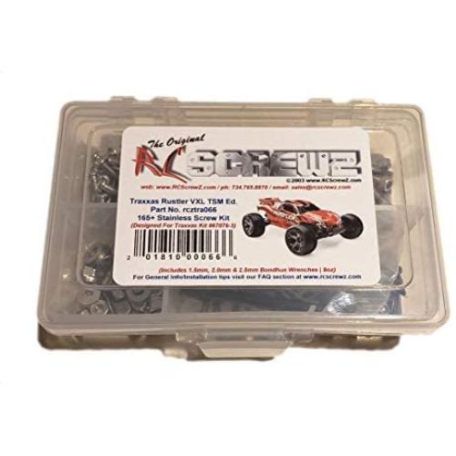 RCScrewZ Stainless Screw Kit tra066 Compatible with Traxxas Rustler VXL / TSM 67076-3 RCScrewZ Stainless Screw Kit tra066 Compatible with Traxxas Rustler VXL / TSM 67076-3