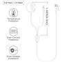 lifeegrn Update Version Smart iWatch Charger Wireless USB 5.0 ft/1.5 m Charging Cable for Apple Watch Series SE/6/5/4/3/2/1 iOS 6.0 & iPhone 12/11/Pro/Max/XR/XS/XS Max/X&iPad Series