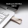 SAMSUNG BAR Plus 32GB - 200MB/s USB 3.1 Flash Drive, Champagne Silver (MUF-32BE3/AM)