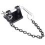 Dilwe RC Crawler Tow Hook, Metal RC Tow Hook Buckle Tow Chain 1/10 Scale Trailer Hook for SCX10 Car Remote Control Upgrade Part