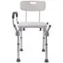 Essential Medical Supply Shower and Bath Bench with Arms and Back