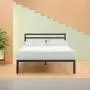 Zinus Mia Modern Studio 14 Inch Platform 1500H Metal Bed Frame With Headboard, King,AZ-ASMPH-15K,Black