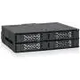 ICY DOCK Rugged Full Metal 4 Bay 2.5'' SATA HDD & SSD Backplane Cage for External 5.25'' Bay - ToughArmor MB607SP-B ICY DOCK Rugged Full Metal 4 Bay 2.5'' SATA HDD & SSD Backplane Cage for External 5.25'' Bay - ToughArmor MB607SP-B