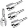 Metal Wheel Axle Shaft 02033 Upgrade Parts for 1/10 HSP Redcat Monster Truck (Silver, Set of 4)