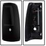 ACANII - For Black Smoke 1999-2006 GMC Sierra 99-02 Chevy Siverado LED Tube Tail Lights Lamps