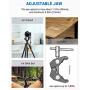 SMALLRIG Super Clamp Mount with Mini Ball Head Mount Hot Shoe Adapter with 1/4 Screw for LCD Field Monitor, LED Lights, Flash, Microphone, Gopro, Action Cam - 1124