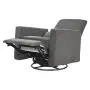 DaVinci Piper Upholstered Recliner and Swivel Glider in Dark Grey, Greenguard Gold Certified DaVinci Piper Upholstered Recliner and Swivel Glider in Dark Grey, Greenguard Gold Certified