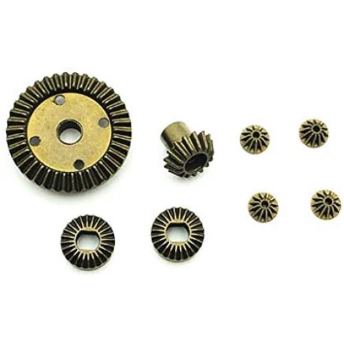 YU-NIYUT Metal Differential Gear Set, DIY Modified Upgrade Accessories Parts for Wltoys A949 959 969 979 1/18 RC Rock Crawler Car, DIY RC Vehicle Modification Fun