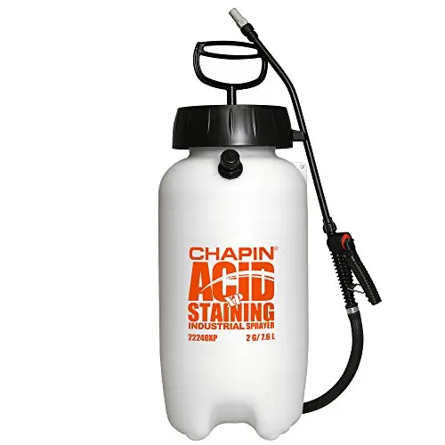 Chapin 22240XP 2-Gallon Industrial Acid Staining Sprayer with Pressure Chapin 22240XP 2-Gallon Industrial Acid Staining Sprayer with Pressure