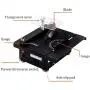 Huanyu Mini Table Saw Thickness 40MM Desktop Speed Adjustable Double Rotation with Dustproof Saw Blade Metal Wood Acrylic (Standard Set)