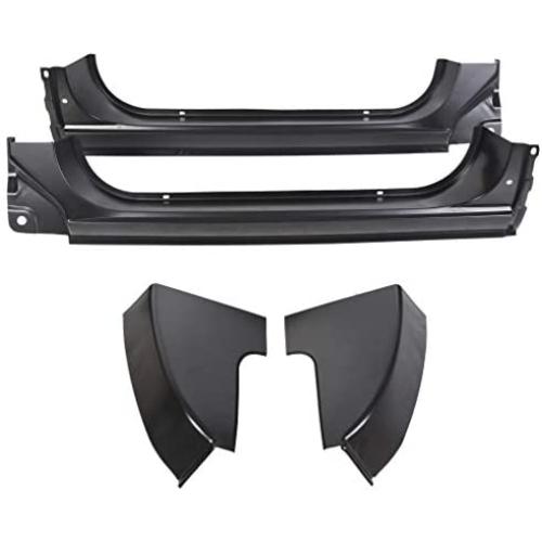 Cab Corners and Rocker Panels Kit For The driver and passenger Side Left Right Fits 1973-1987 Chevy/GMC C10 K10 pickup truck Metal 4 Pcs