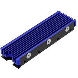 NVMe Heatsinks for M.2 2280mm SSD Double-Sided Cooling Design（Blue）