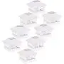 GreenLighting 8 Pack Mission Sun Light Solar Powered Post Cap Light for 5 x 5 PVC Posts (White)