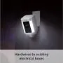 Ring Spotlight Cam Mount HD Security Camera, White