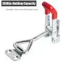 Eliseo Adjustable Toggle Clamp, 6Pack 360lbs Holding Capacity Heavy Duty 4001 Style Toggle Latch Hasp Clamp for Door, Box Case Trunk, Smoker Lid, Jig. Quick Release Pull Latch, Sturdy Metal Draw Latch