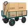 Dporticus Four-Wheel Trailer Large Folding Wagon Side Cart 560lbs Load Capacity, Handling Truck Pull for Outdoor Garden Warehouse Beach Dporticus Four-Wheel Trailer Large Folding Wagon Side Cart 560lbs Load Capacity, Handling Truck Pull for Outdoor Garden Warehouse Beach