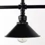 UNITARY Brand Black Antique Rustic Metal Shade Hanging Ceiling Pendant Light Max. 120W with 3 Lights Painted Finish UNITARY Brand Black Antique Rustic Metal Shade Hanging Ceiling Pendant Light Max. 120W with 3 Lights Painted Finish