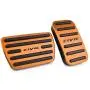 Thenice for 10th Gen Civic Anti-Slip Foot Pedals Aluminum Brake and Accelerator Pedal No Drilling Covers for Honda Civic 2020 2019 2018 2017 -Glod Thenice for 10th Gen Civic Anti-Slip Foot Pedals Aluminum Brake and Accelerator Pedal No Drilling Covers for Honda Civic 2020 2019 2018 2017 -Glod