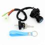 YOFMOO Ignition Key Switch Compatible for Suzuki LTF160 LT-F160 LTF-160 LT160 LT160E LT-160E LT230E LT-230E LTF250 LT-F250 LT300E LT-300E Quadrunner Quad Runner 160 230 250 300 1991-2001