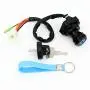 YOFMOO Ignition Key Switch Compatible for Suzuki LTF160 LT-F160 LTF-160 LT160 LT160E LT-160E LT230E LT-230E LTF250 LT-F250 LT300E LT-300E Quadrunner Quad Runner 160 230 250 300 1991-2001