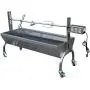 TITAN GREAT OUTDOORS Rotisserie Grill Roaster Stainless Steel 25W 125LBS Capacity BBQ Charcoal Pig