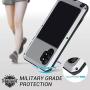 Lilycase Case for Galaxy Note 10 Plus,Armor Heavy Duty Hybrid Aluminum Metal Shockproof Military Shockproof Hard Cover for Samsung Galaxy Note 10 Plus 6.8 Inch (2019) - Silver