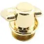 Youliang 6pcs 360 Degree Rotatable Ball Post Head Buttons with D Ring Metal Ring for Backpack Hardware Accessories Pale Gold Youliang 6pcs 360 Degree Rotatable Ball Post Head Buttons with D Ring Metal Ring for Backpack Hardware Accessories Pale Gold