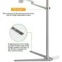 Viozon Tablet Floor Stand, Holder for iPad,Applicable to3.5~6.7inch Smart Phone and 7~13 inch Tablet Such as iPad, iPhone X, iPad Pro,iPad Mini, iPad Air 1-2 / iPad 2-4 (Silver)
