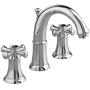 American Standard 7420.821.002 Portsmouth Widespread Lavatory Faucet with Speed Connect Drain with Cross Handles, Crescent Spout, Polished Chrome