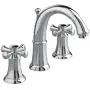 American Standard 7420.821.002 Portsmouth Widespread Lavatory Faucet with Speed Connect Drain with Cross Handles, Crescent Spout, Polished Chrome American Standard 7420.821.002 Portsmouth Widespread Lavatory Faucet with Speed Connect Drain with Cross Handles, Crescent Spout, Polished Chrome