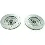 Front Semi Metallic Pads & Performance Drilled Slotted Coated Rotor Kit Front Semi Metallic Pads & Performance Drilled Slotted Coated Rotor Kit