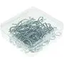 LJY 50 Pieces Clip Type Pot Rack Hanging Grid Hooks S Shaped Metal Hangers with Plastic Storage Box for Kitchen Bedroom Office Wire Shelving Pegboard LJY 50 Pieces Clip Type Pot Rack Hanging Grid Hooks S Shaped Metal Hangers with Plastic Storage Box for Kitchen Bedroom Office Wire Shelving Pegboard