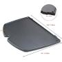QuliMetal 6558 Grill Parts Cast Iron Cooking Griddle for Weber Q100 Q120 Q1000 Q1200 Series Gas Grills Accessories, 12.6 x 8.6 Inches