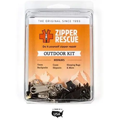 Zipper Rescue Zipper Repair Kits – The Original Zipper Repair Kit, Made in America Since 1993 (Outdoor)