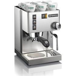 Rancilio Silvia Espresso Machine with Iron Frame and Stainless Steel Side Panels, 11.4 by 13.4-Inch