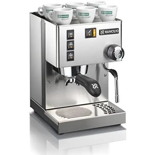 Rancilio Silvia Espresso Machine with Iron Frame and Stainless Steel Side Panels, 11.4 by 13.4-Inch Rancilio Silvia Espresso Machine with Iron Frame and Stainless Steel Side Panels, 11.4 by 13.4-Inch