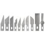 Bastex 16 Piece Hobby Craft Knife Set. Great Beginner set - Includes 3 Different Handles and 13 Blades. Great for scrapbooking, sculptures and Other Arts and Crafts