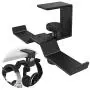Under Desk Dual Headphone Hanger, 6amLifestyle Metal Headset Stand Gaming Earphone Holder Universal Clamp on Desk Hanger Hook for All Headsets, Black (Patent) Under Desk Dual Headphone Hanger, 6amLifestyle Metal Headset Stand Gaming Earphone Holder Universal Clamp on Desk Hanger Hook for All Headsets, Black (Patent)