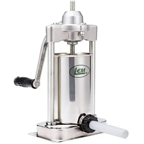 LEM Products 1606 5-Pound Stainless Steel Vertical Sausage Stuffer LEM Products 1606 5-Pound Stainless Steel Vertical Sausage Stuffer