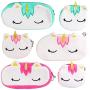 SUBANG 6 Pieces Pencil Case Unicorn Cotton Pencil Bag Soft Pencil Case Makeup Bag Cosmetic Bag