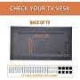 Universal TV Stand with Mount 100 Degree Swivel Height Adjustable and Tilt Function for 19 to 42 inch LCD, LED OLED TVs,HT1001B