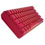 GK61s Mechanical Gaming Keyboard - 61 Keys Multi Color RGB Illuminated LED Backlit Wired Programmable for PC/Mac Gamer (Gateron Mechanical Black, Red)