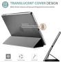 ProCase iPad 9.7 Case (Old Model) 2018 iPad 6th Generation / 2017 iPad 5th Generation Case - Ultra Slim Lightweight Stand Case with Translucent Frosted Back Smart Cover for iPad 9.7 Inch –Grey