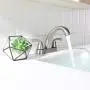 PARLOS 2-Handle Bathroom Sink Faucet with Drain Assembly and Supply Hose Lead-Free cUPC Lavatory Faucet Mixer Double Handle Tap Deck Mounted Brushed Nickel,13598 PARLOS 2-Handle Bathroom Sink Faucet with Drain Assembly and Supply Hose Lead-Free cUPC Lavatory Faucet Mixer Double Handle Tap Deck Mounted Brushed Nickel,13598