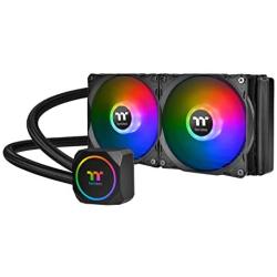 Thermaltake TH240 ARGB Motherboard Sync Edition AMD/Intel LGA1200 Ready All-in-One Liquid Cooling System 240mm High Efficiency Radiator CPU Cooler CL-W286-PL12SW-A