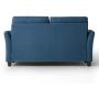 ZINUS Ricardo Loveseat Sofa / Tufted Cushions / Easy, Tool-Free Assembly, Lyon Blue