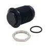 Twidec /12mm 1/2'' Waterproof Black Metal Shell Momentary Raised Top Push Button Switch DC/AC 36V 2A SPST 1NO Start Button for car Modification Switch(Quality Assurance for 1 Years) M-12-BK-G